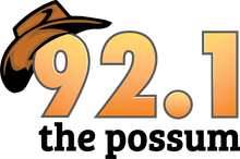 92.1 The Possum logo - Tuscaloosa Country radio